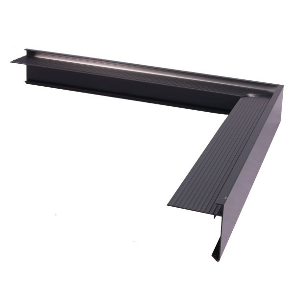 Daktrim buitenhoek 60 x 64 mm (500 x 500 mm) RAL 7016